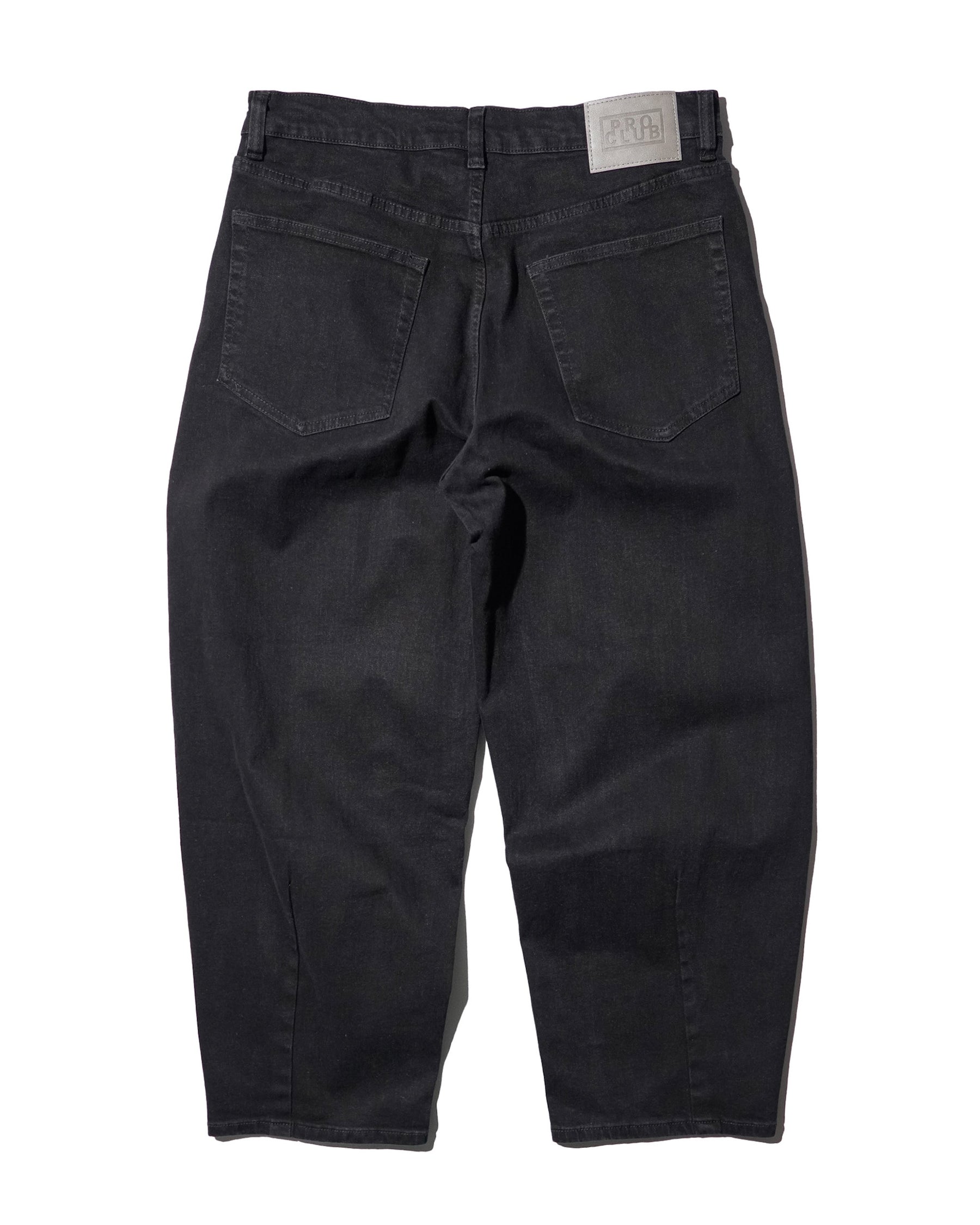 PRO_CLUB_Barrel_Leg_Denim_Pant_BLACK_5