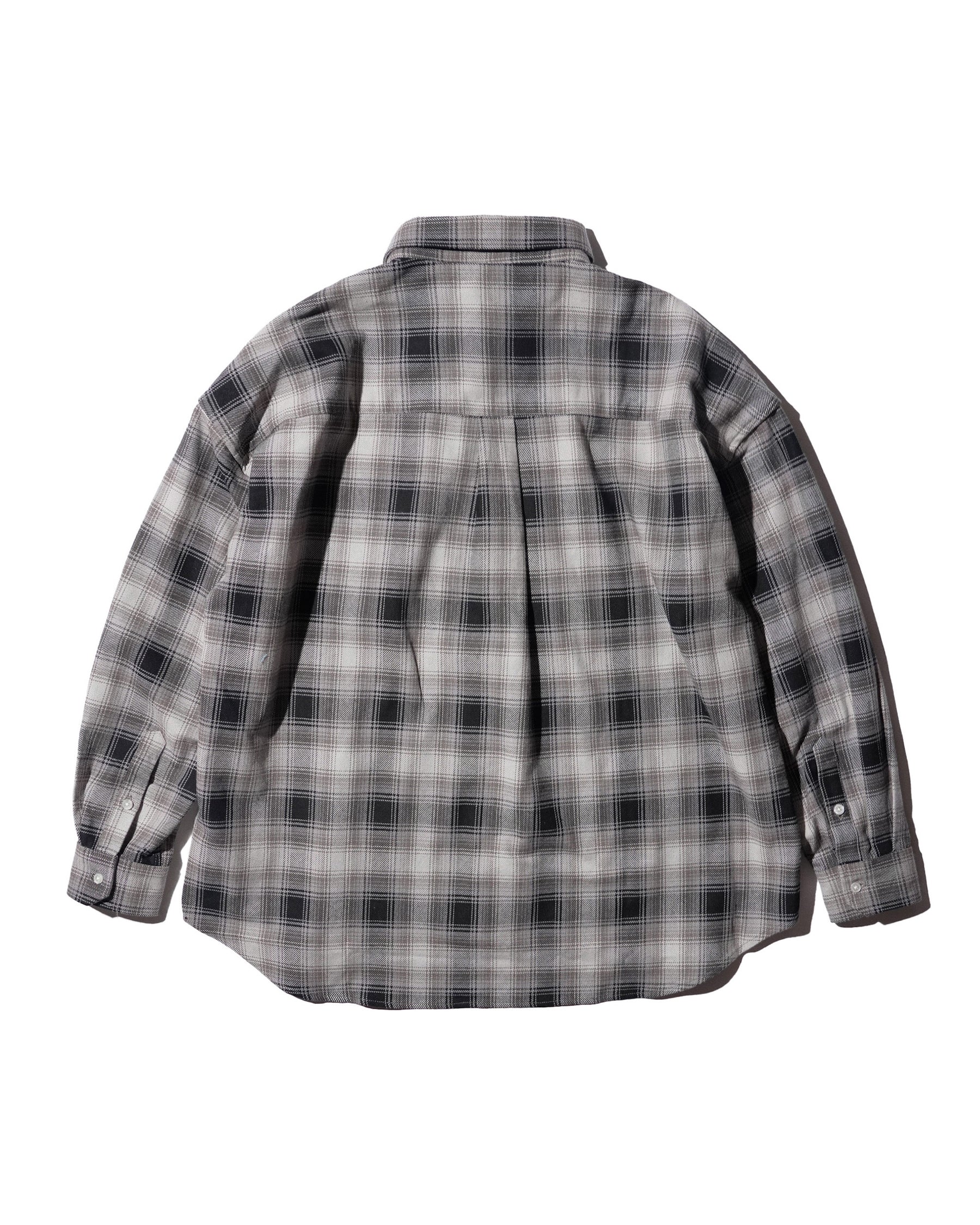 PRO_CLUB_Heavy_Wide_Ombre_Flannel_Shirt_BLACK_8