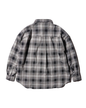 PRO_CLUB_Heavy_Wide_Ombre_Flannel_Shirt_BLACK_8