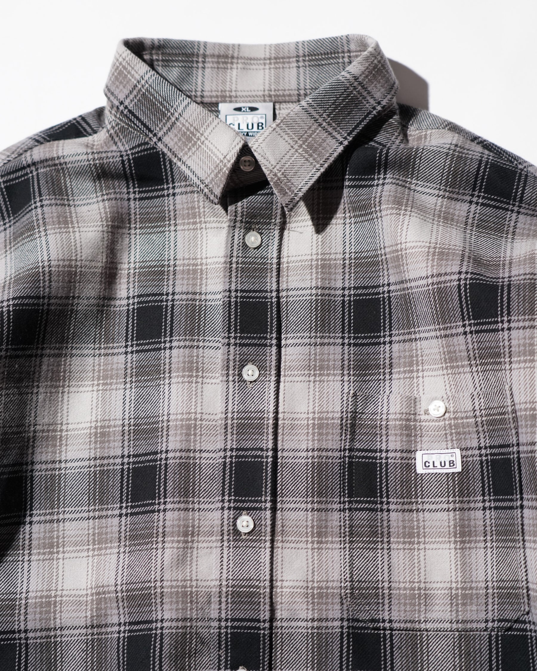 PRO_CLUB_Heavy_Wide_Ombre_Flannel_Shirt_BLACK_10