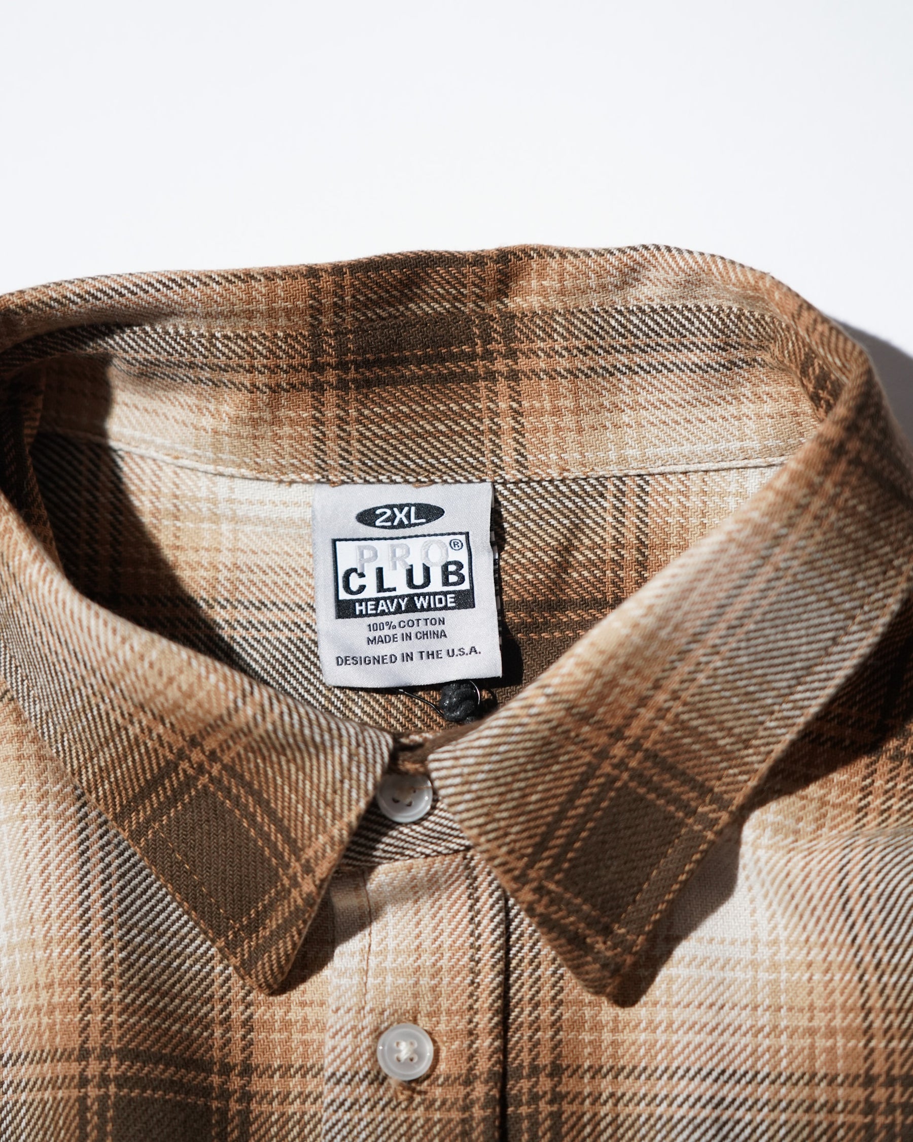 PRO_CLUB_Heavy_Wide_Ombre_Flannel_Shirt_BROWN_9