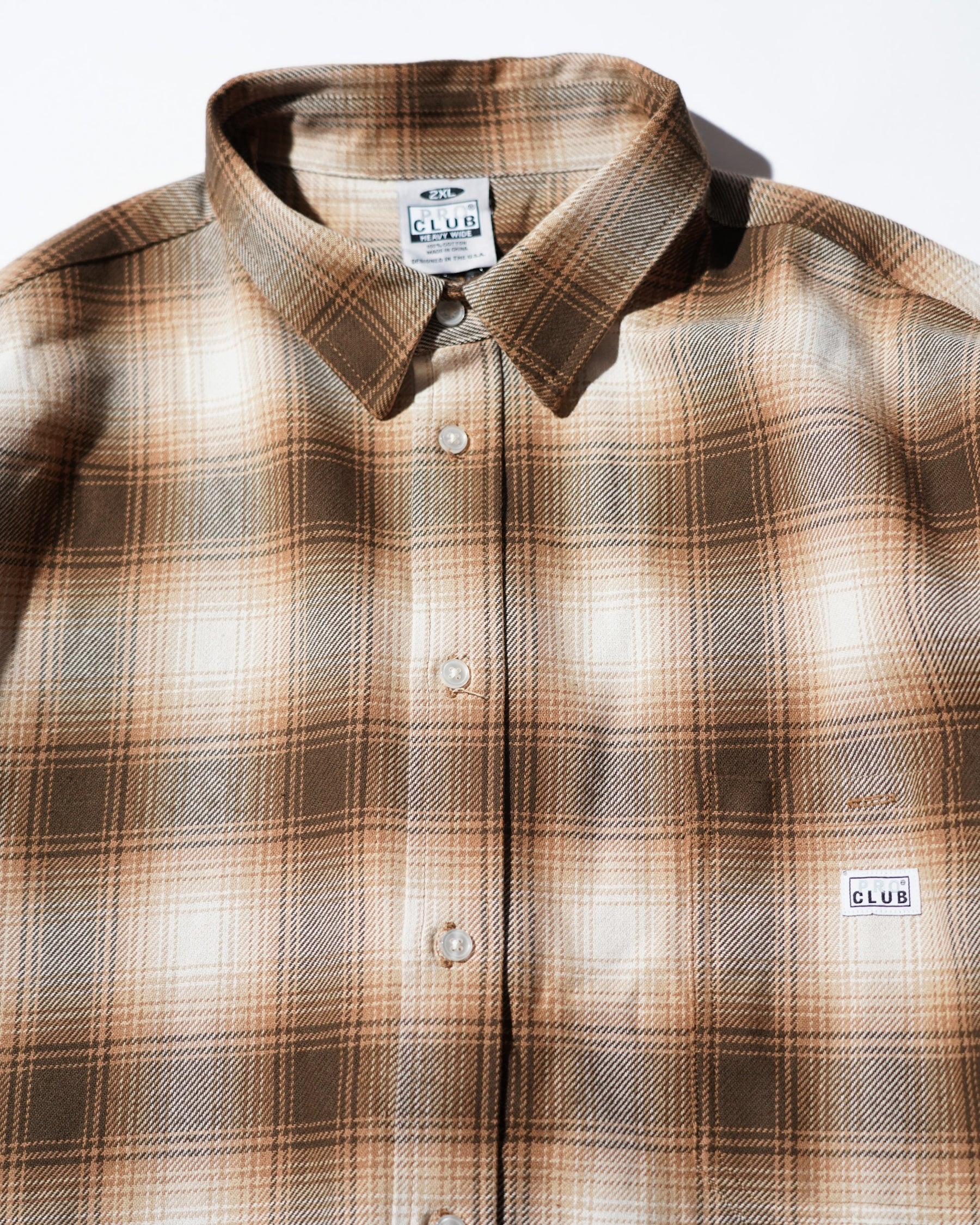 PRO_CLUB_Heavy_Wide_Ombre_Flannel_Shirt_BROWN_10