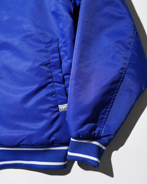 PRO CLUB / Heavyweight Satin Baseball Jacket BLUE 11