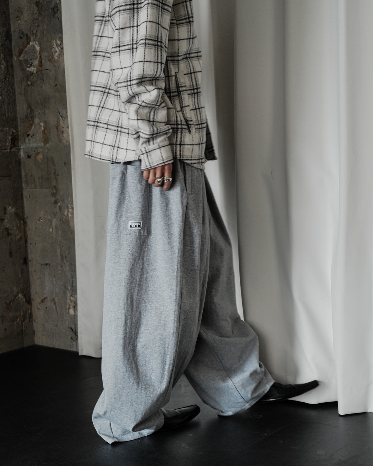 PRO CLUB / Heavywide Volume Jersey Pant HEATHER GRAY 15