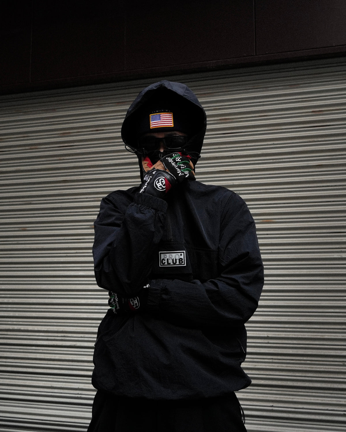 PRO_CLUB_METALLIC_NYLON_ANORAK_BLACK_30