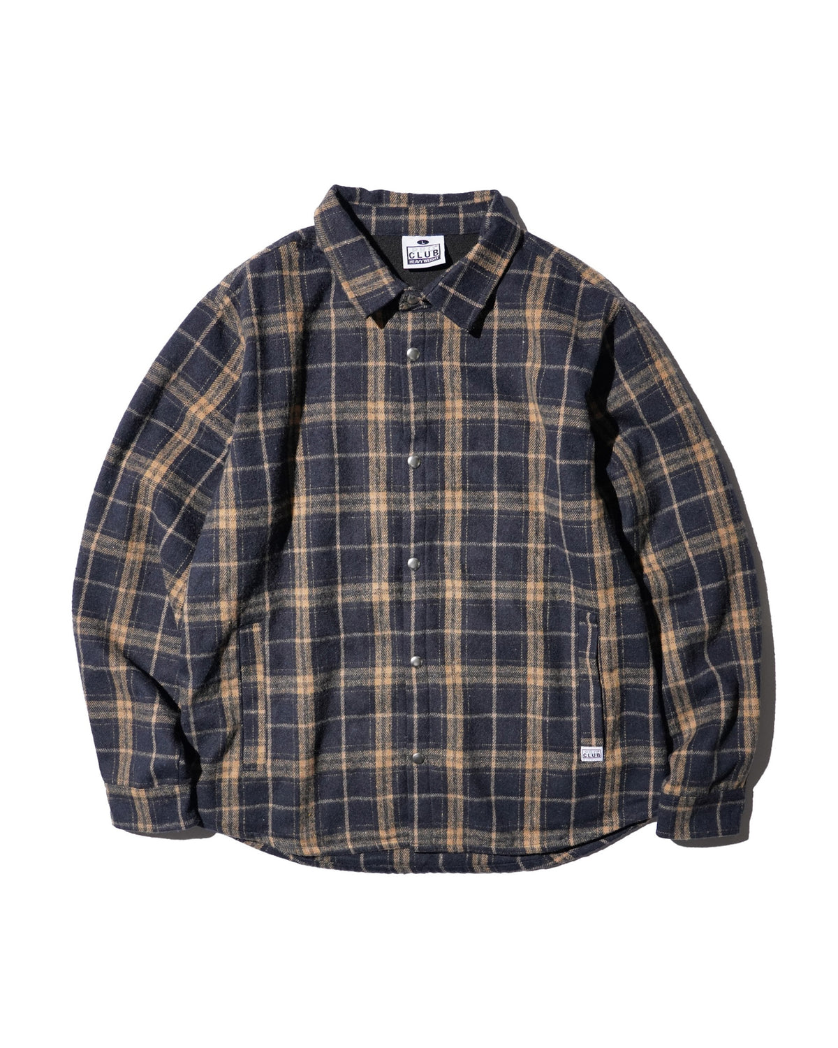 PRO CLUB / Work Shirt Jacket NAVY KHAKI 1