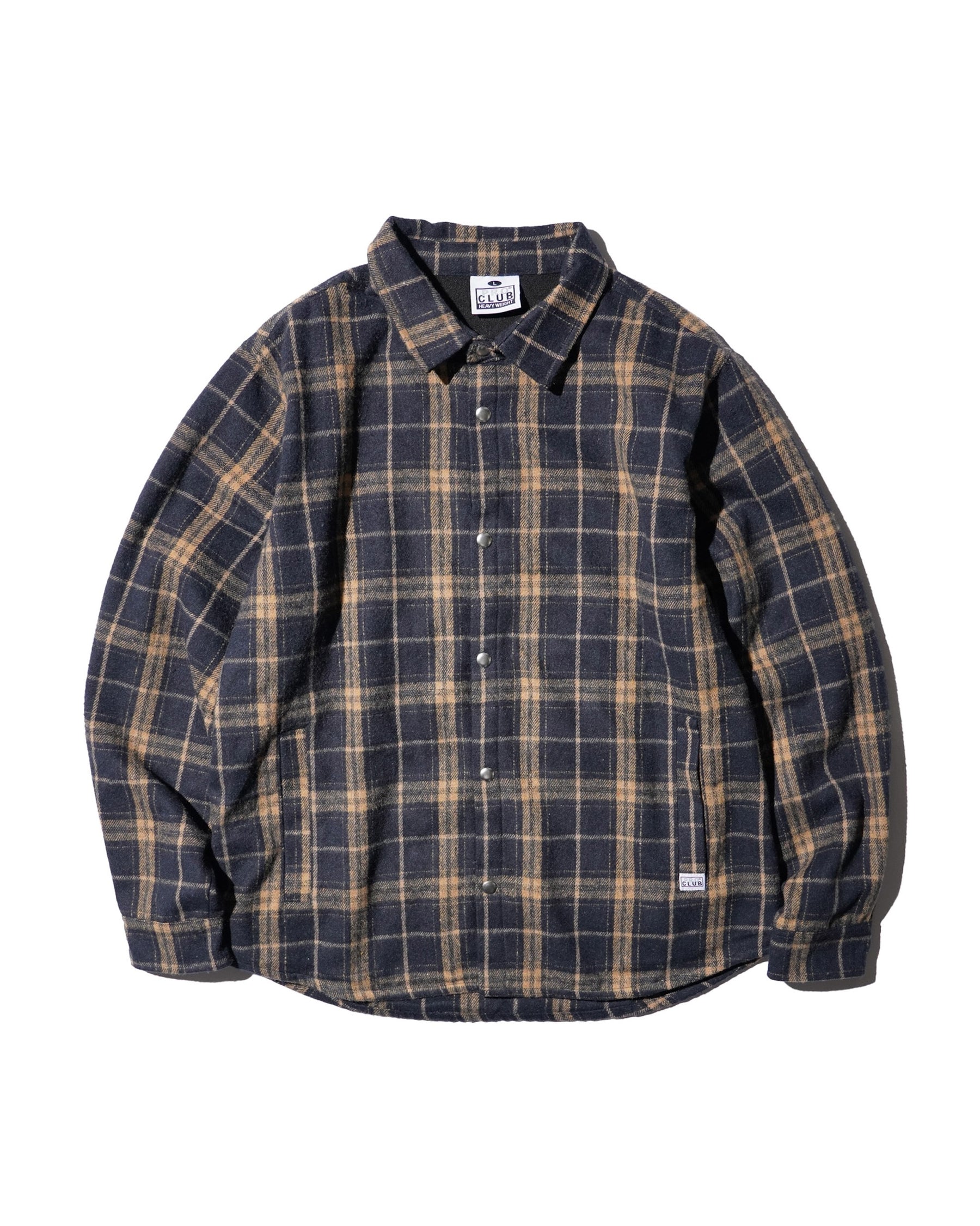 PRO CLUB / Work Shirt Jacket NAVY KHAKI 1