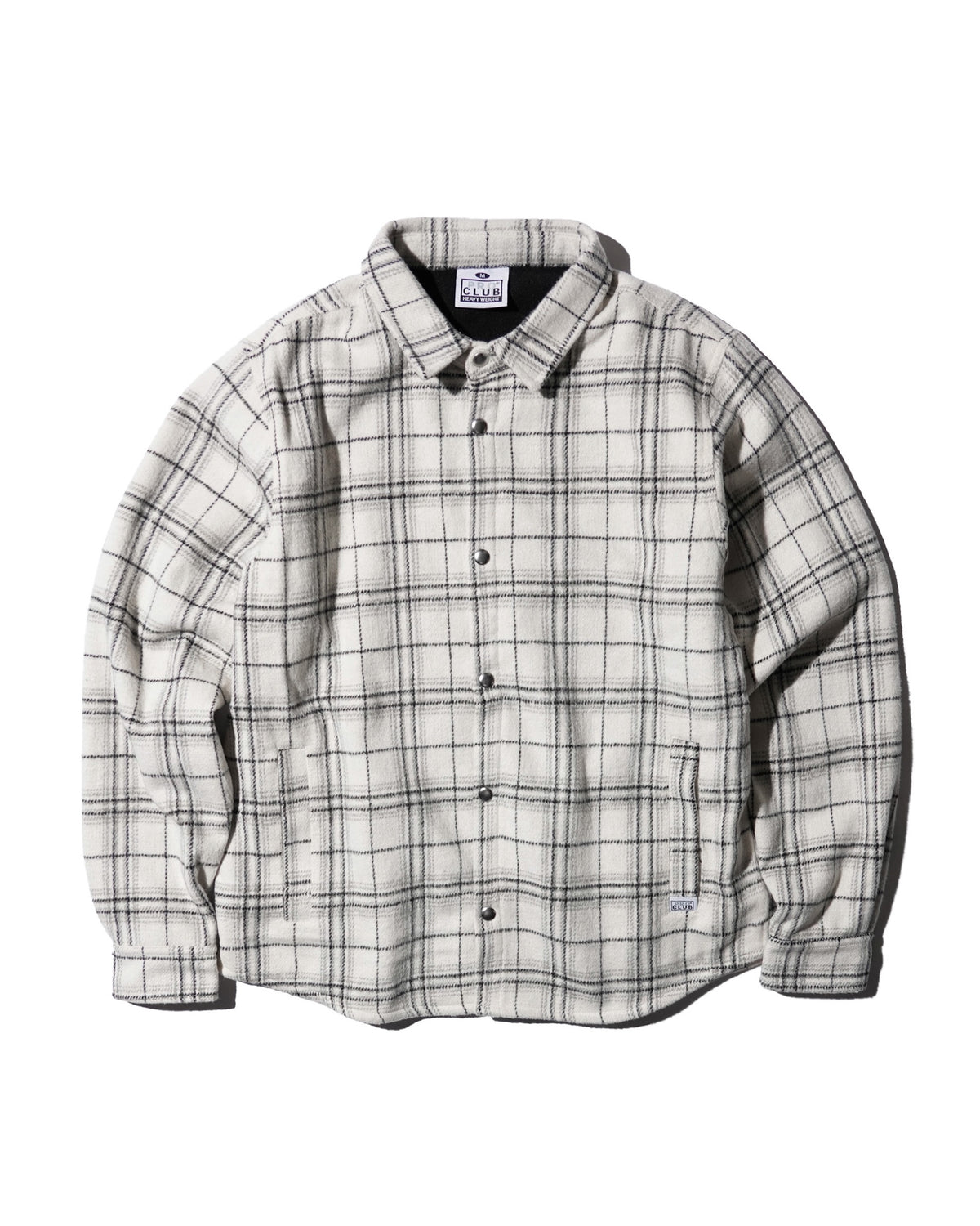 PRO CLUB / Work Shirt Jacket WHITE PLAID 1
