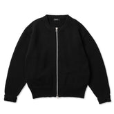 <span style="color: #f50b0b;">Last One</span>  ROTOL / WOOL CASHMERE ZIP KNIT SWEATER BLACK