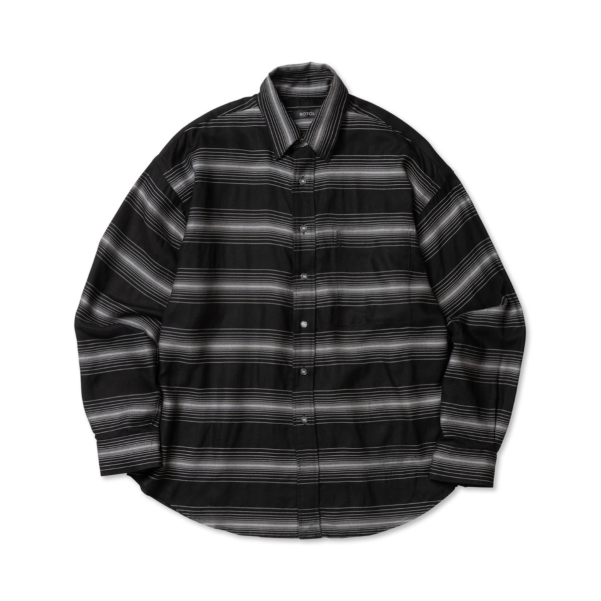 <span style="color: #f50b0b;">Last One</span> ROTOL / GLOWRIA BASIC SHIRT BLACK