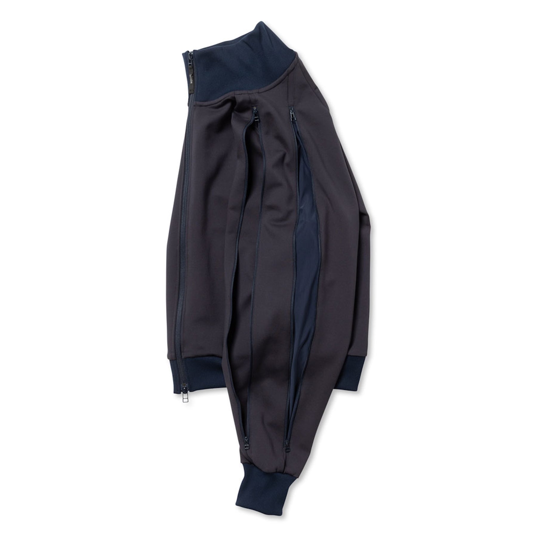 ROTOL / DOUBLE ZIP TRACK JACKET NAVY