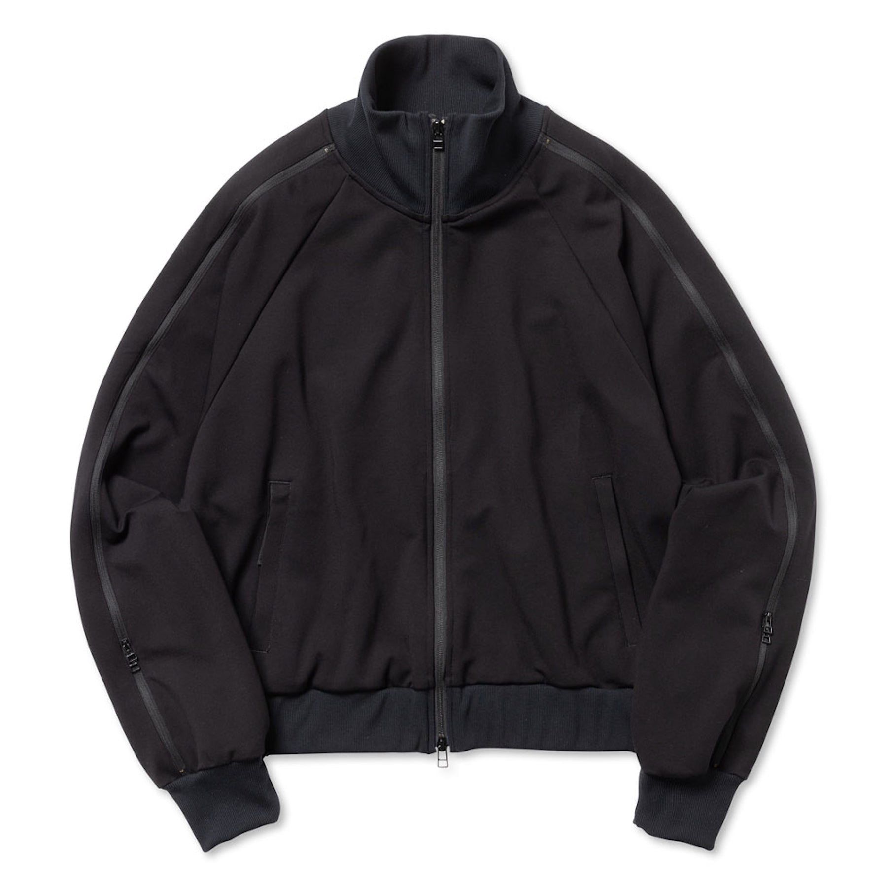 ROTOL / DOUBLE ZIP TRACK JACKET BLACK