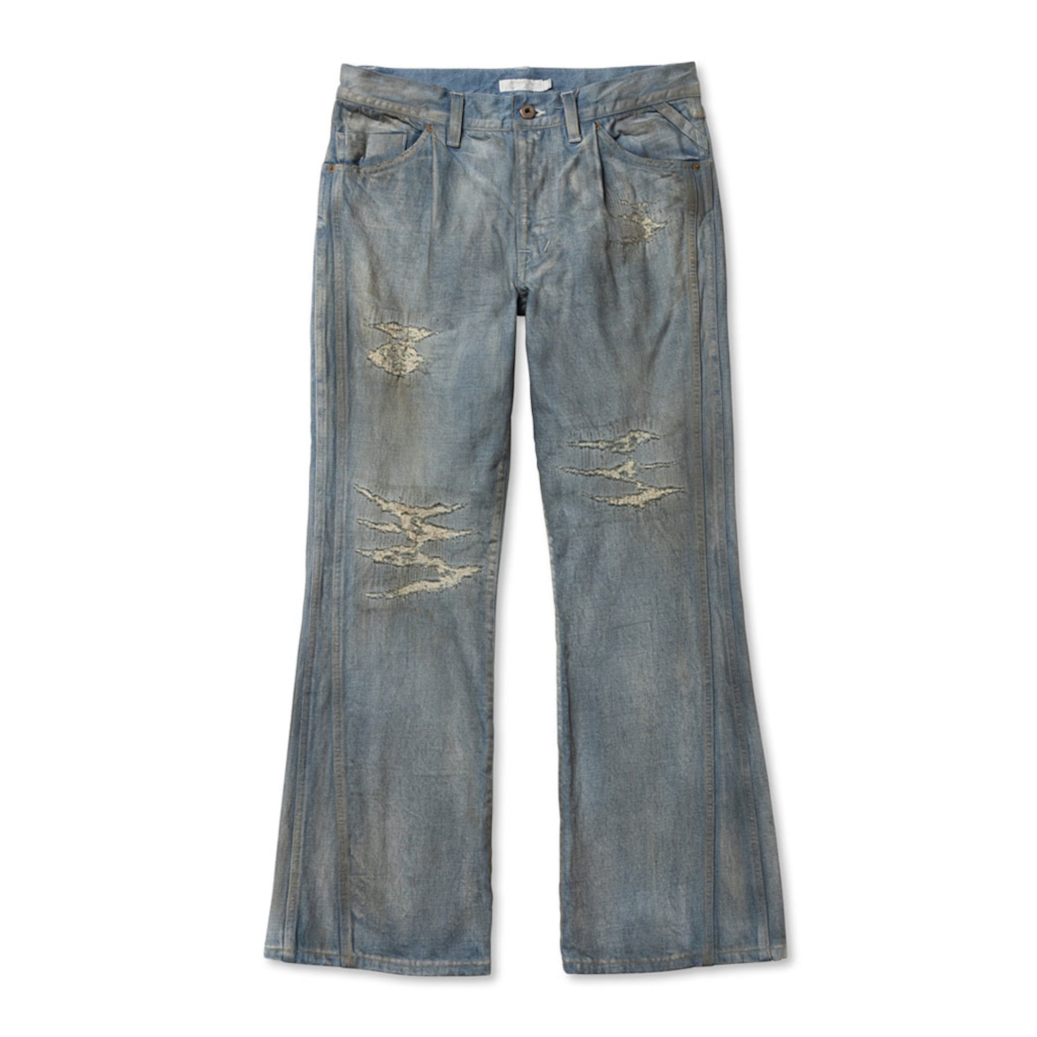 ROTOL | ロトル | TRIPLE SEAMS 6P DENIM WIDE BLEACH