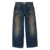 <span style="color: #f50b0b;">Last One</span> ROTOL / DOUBLE SEAM DENIM PANTS INDIGO