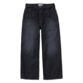 ROTOL / DOUBLE SEAM DUCK PANTS BLACK