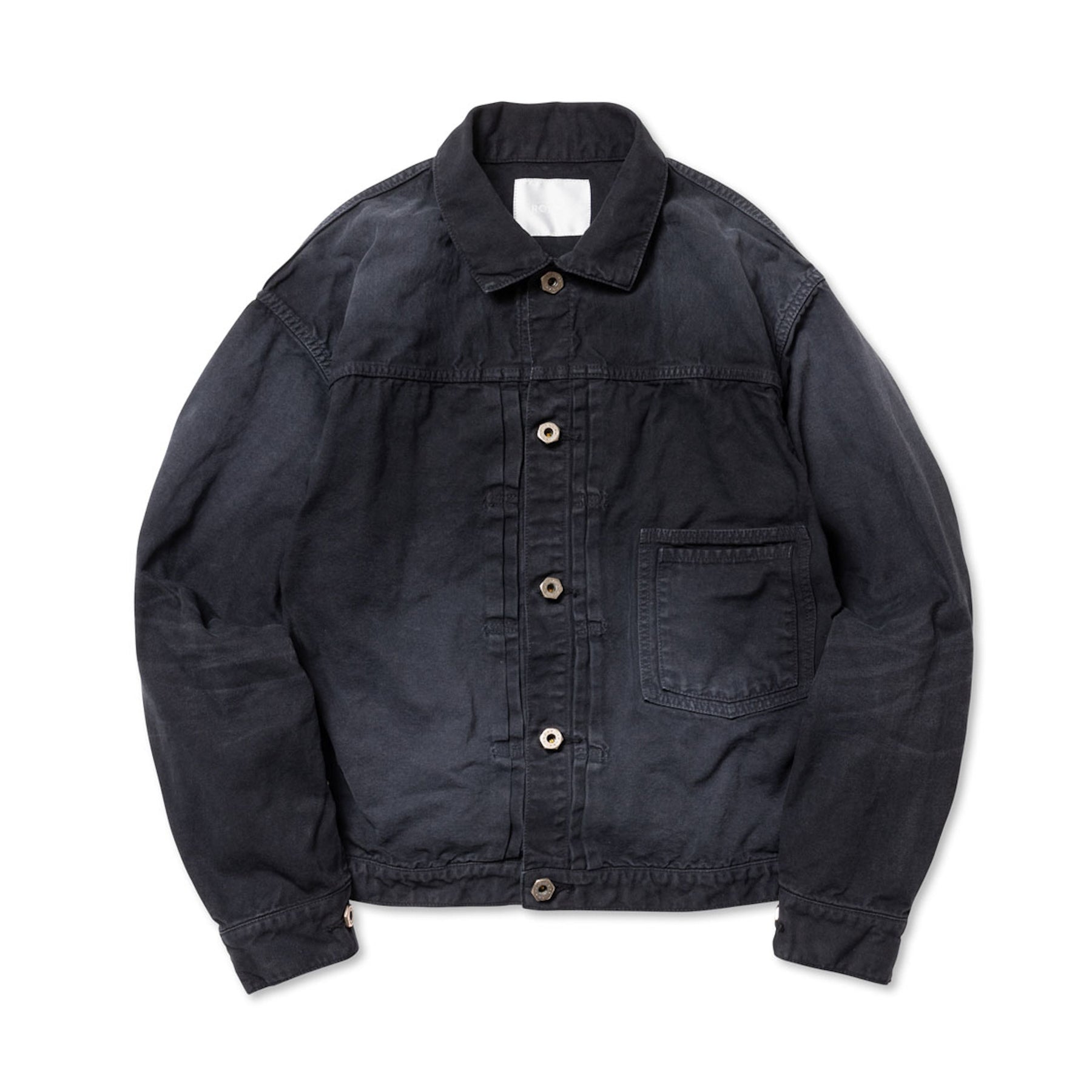 ROTOL / DOUBLE SEAM DUCK JACKET BLACK