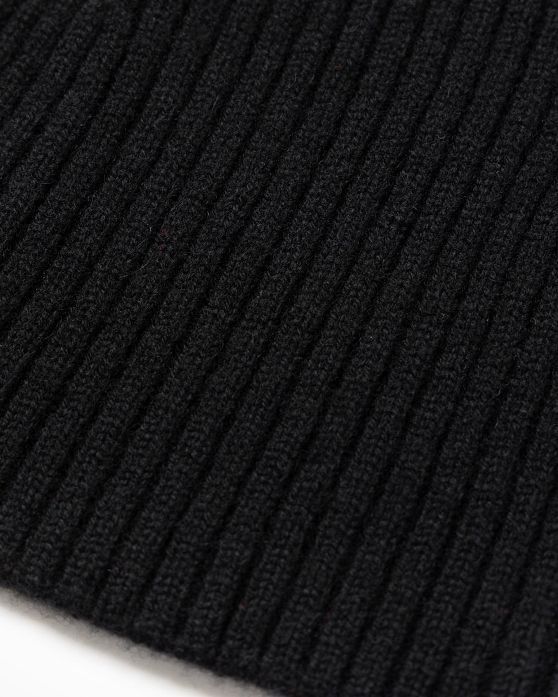 <span style="color: #f50b0b;">Last One</span> ROTOL / Wool Cashmere Blend Knit Beanie BLACK