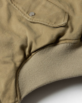 <span style="color: #f50b0b;">Last One</span> ROTOL / Sulfur Dye Twill Work Blouson KHAKI