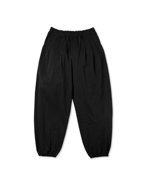 <span style="color: #f50b0b;">Last One</span> ROTOL / Solid Sweat Triple Tuck pants BLACK