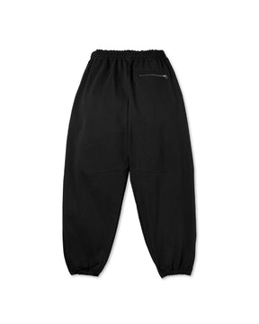 <span style="color: #f50b0b;">Last One</span> ROTOL / Solid Sweat Triple Tuck pants BLACK