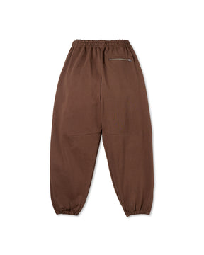 <span style="color: #f50b0b;">Last One</span> ROTOL / Solid Sweat Triple Tuck pants BROWN