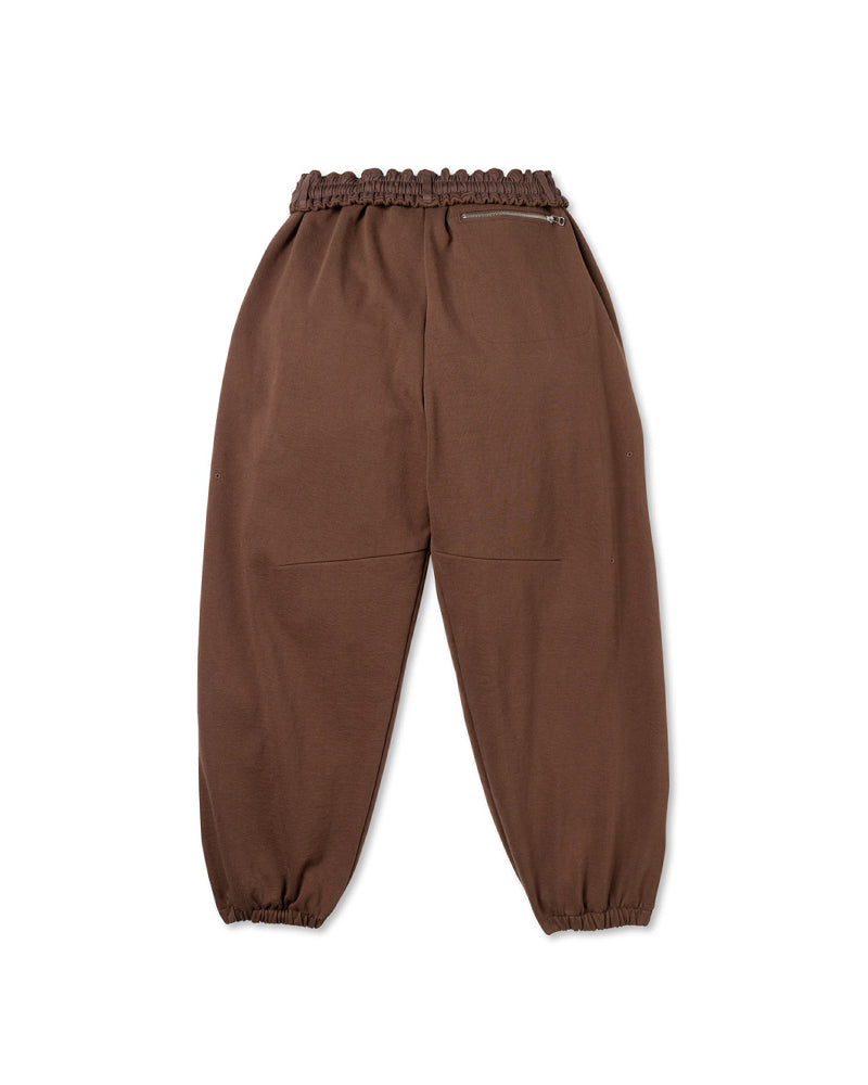 <span style="color: #f50b0b;">Last One</span> ROTOL / Solid Sweat Triple Tuck pants BROWN