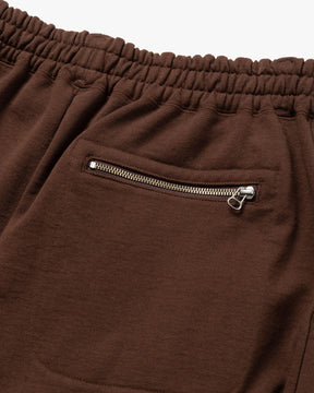 <span style="color: #f50b0b;">Last One</span> ROTOL / Solid Sweat Triple Tuck pants BROWN