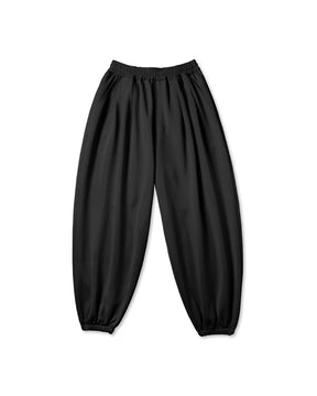 ROTOL / Smooth Jersey Triple Tuck pants BLACK