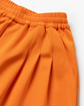 ROTOL / Smooth Jersey Triple Tuck pants ORANGE