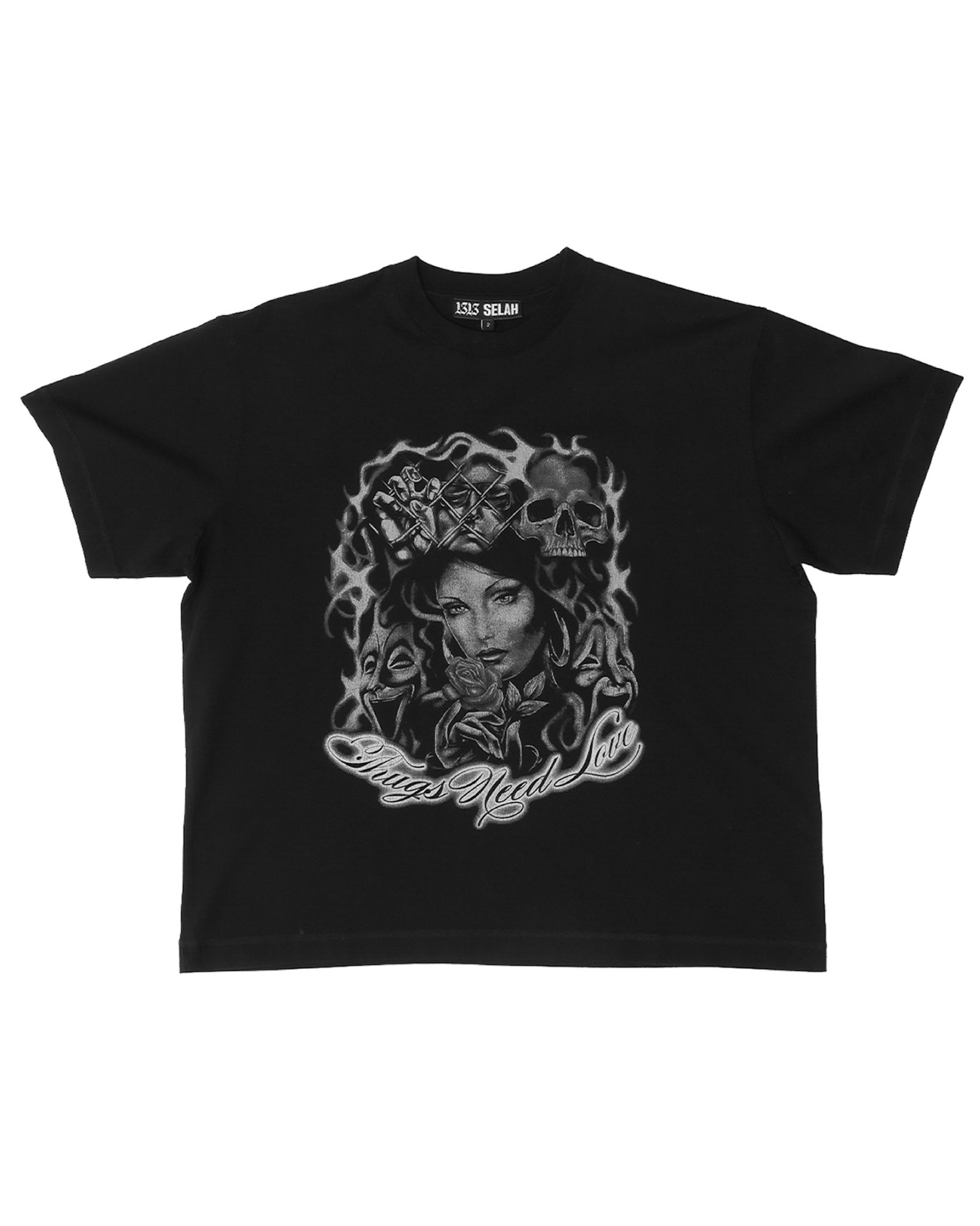 1313 SELAH / REGULAR TATTOO TEE BLACK