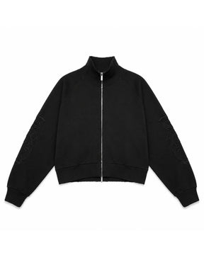 【Pre-Order】1313 SELAH / ROSE ZIP SWEAT BLACK