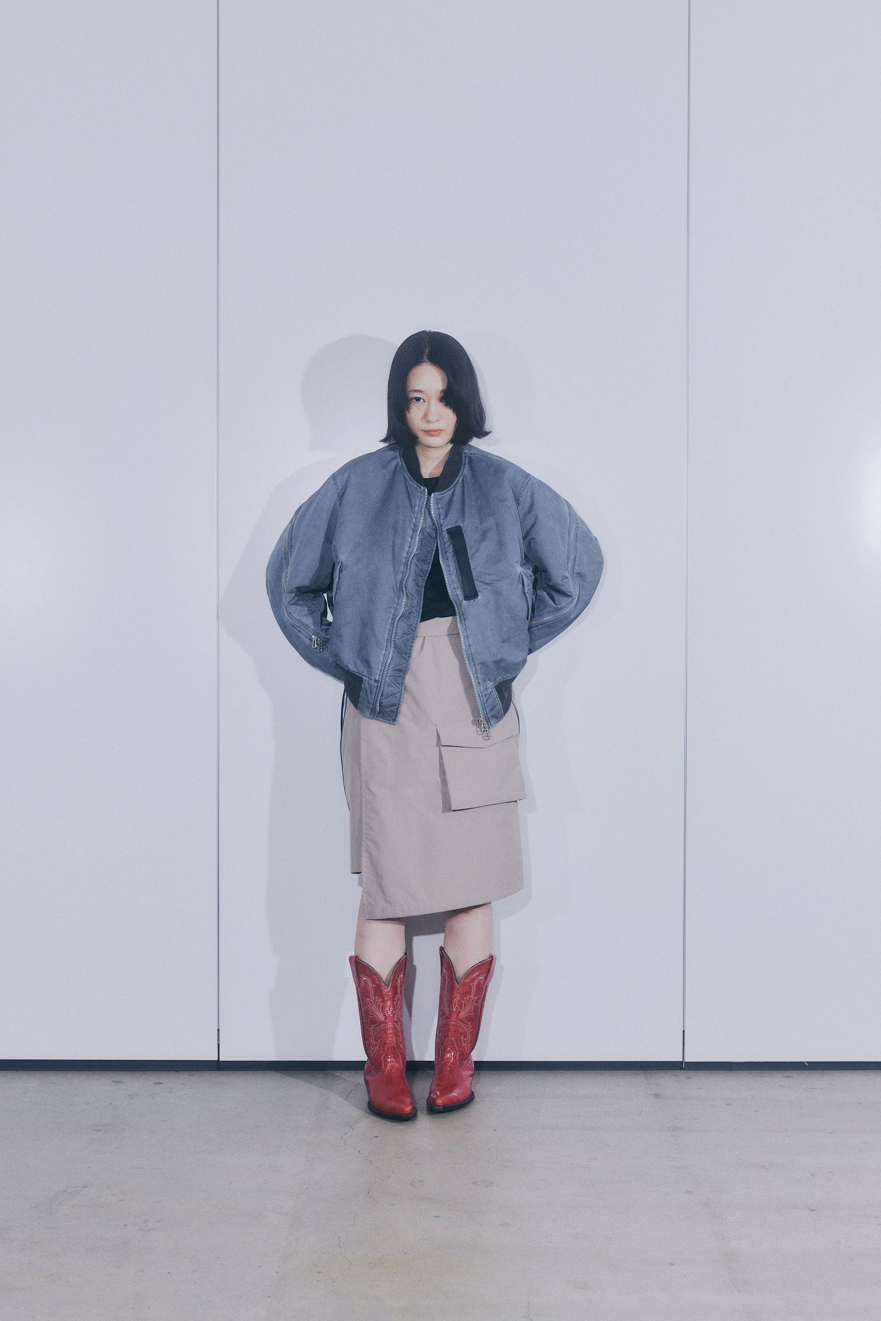 ROTOL / GRAINSTO BOMBER BLOUSON STONE