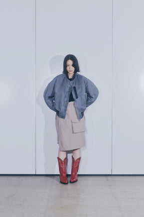 ROTOL / GRAINSTO BOMBER BLOUSON STONE