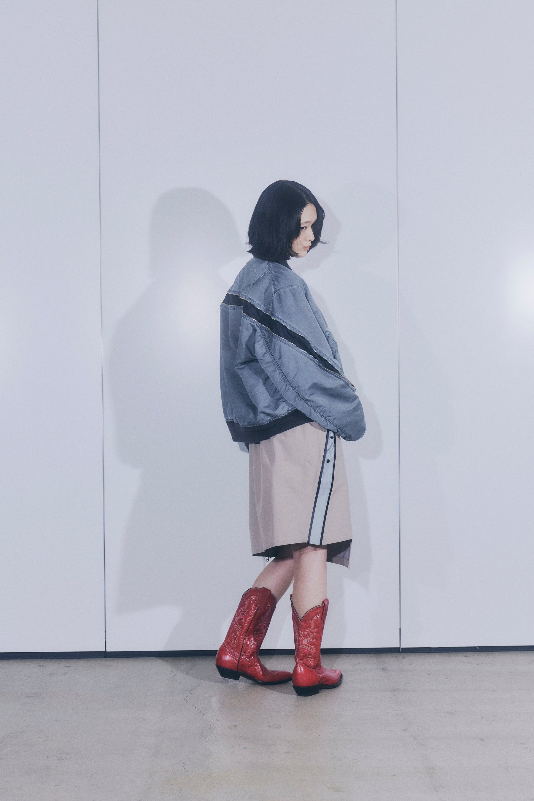 ROTOL / GRAINSTO BOMBER BLOUSON STONE