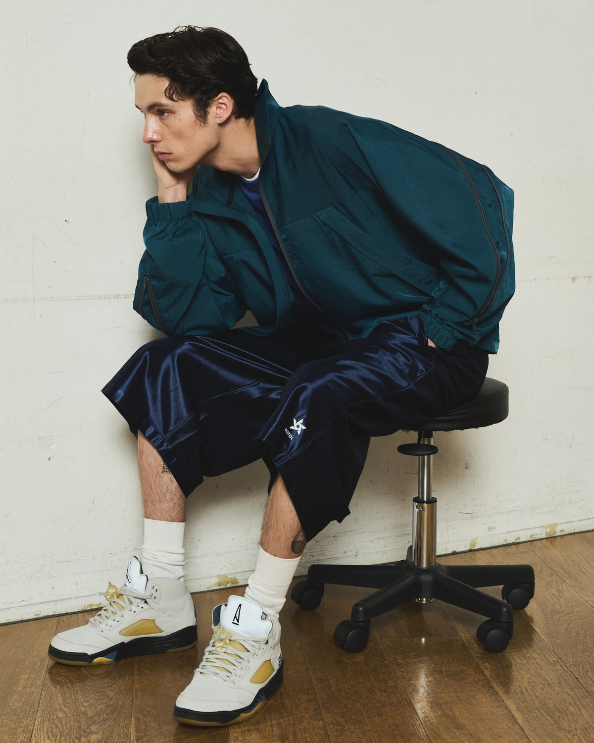 ROTOL / Ventilatied Nylon Blouson BLACK