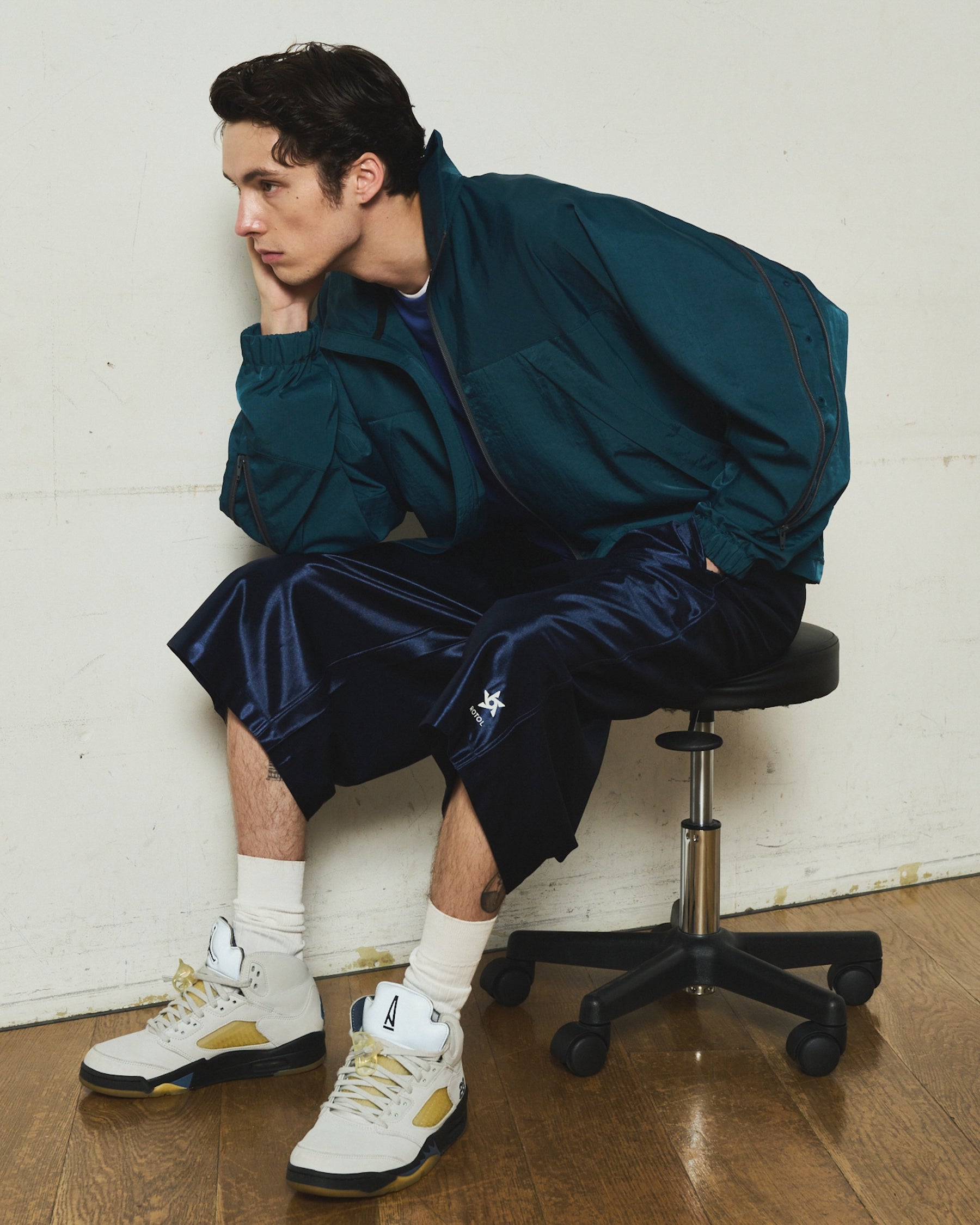 <span style="color: #f50b0b;">Last One</span> ROTOL / Ventilatied Nylon Blouson BLACK