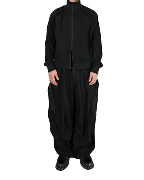 <span style="color: #f50b0b;">Last One</span> ROTOL / Smooth Jersey Track Jacket BLACK