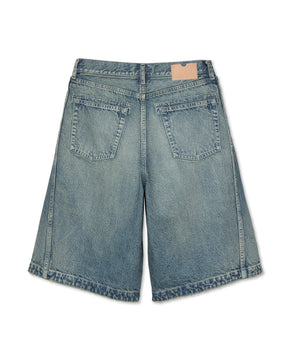 ROTOL / Triple Seams 6P Denim Shorts Damage INDIGO
