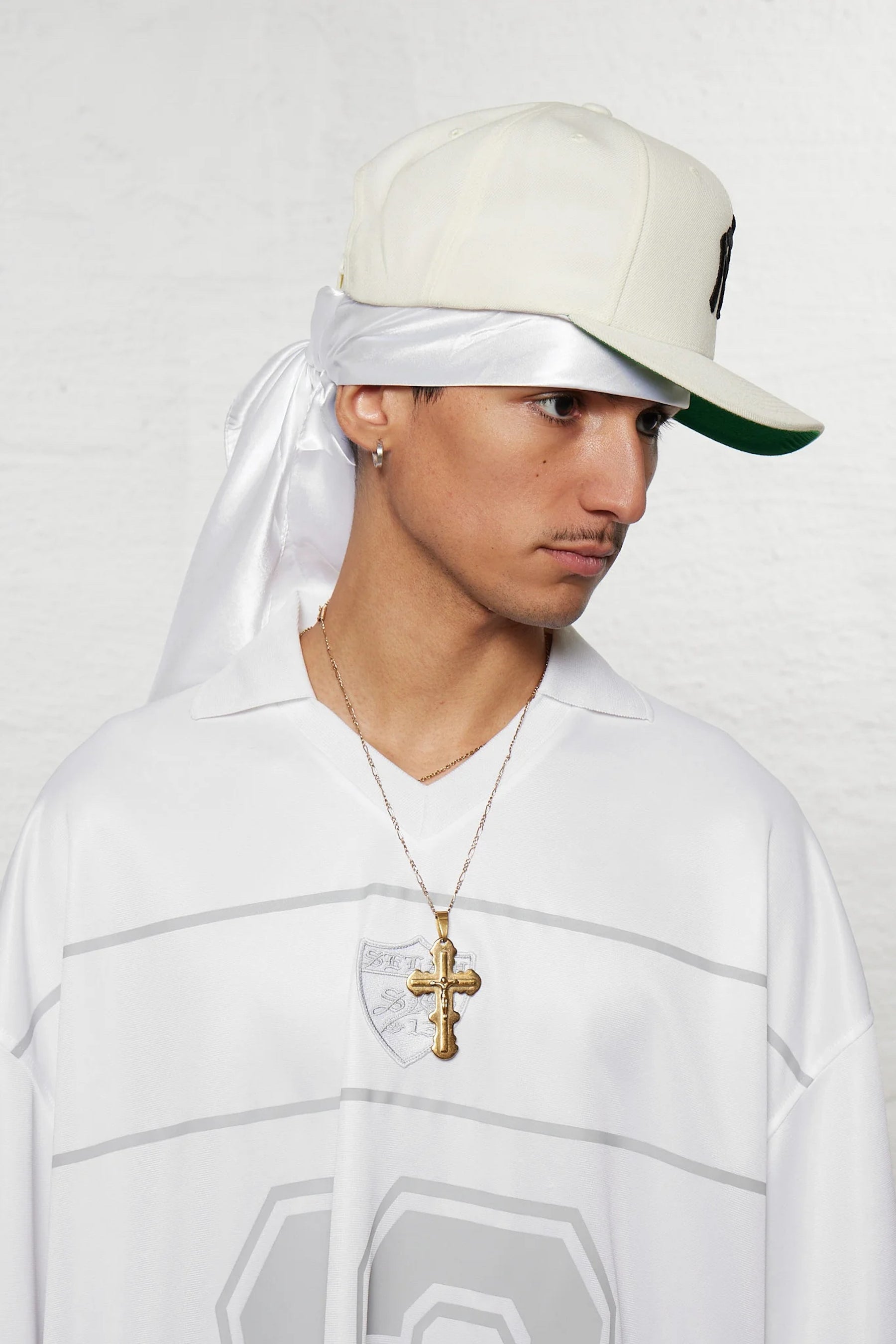 1313 SELAH / CRUZ FLAT CAP WHITE