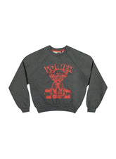 <span style="color: #f50b0b;">Last One</span> Y,IWO / Strong Raglan Crewnecks H.Grey