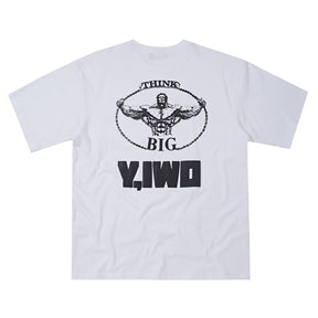Y,IWO / “Think Big” Pocket Tee WHITE