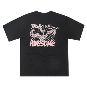 Y,IWO / “Totally Awesome” Pocket Tee BLACK