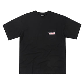 Y,IWO / “Totally Awesome” Pocket Tee BLACK