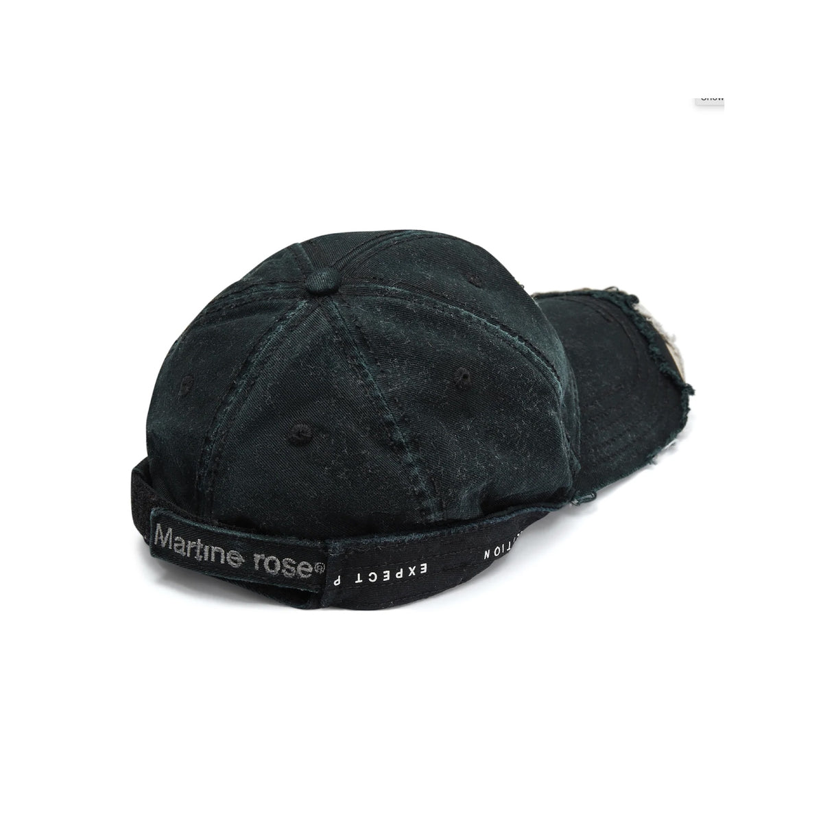 Martine Rose / ROLL BACK CAP BLACK