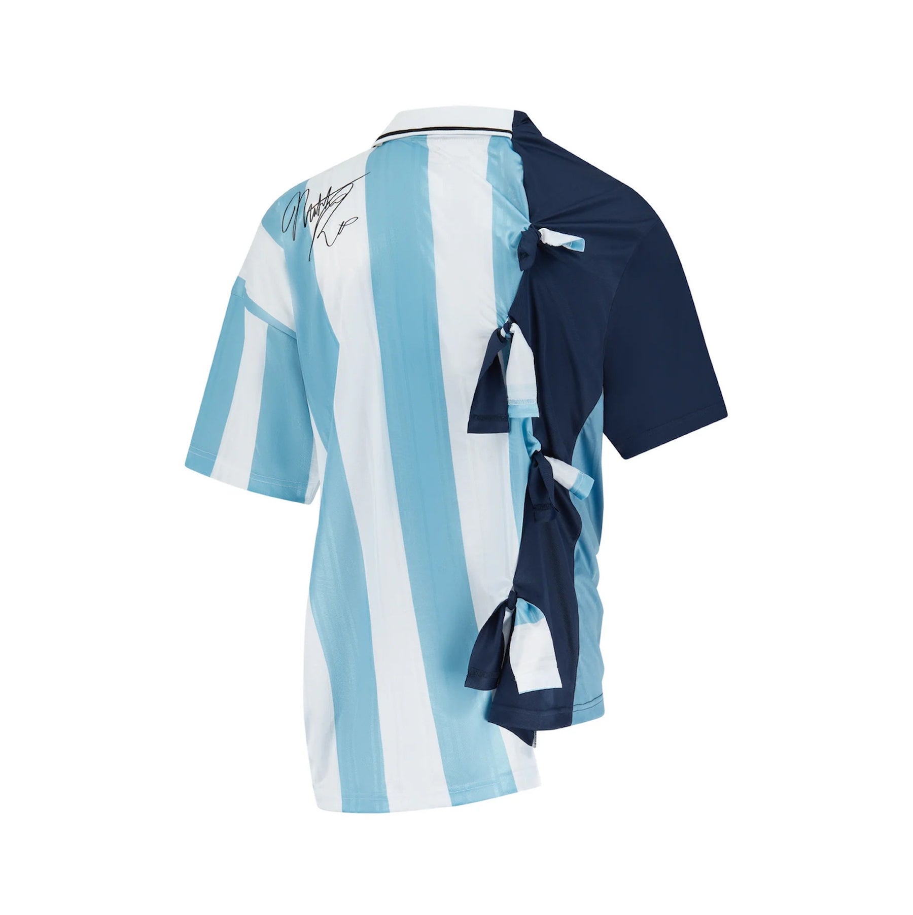 Martine Rose / COLLAGE FOOTBALL TOP BLUE STRIPE