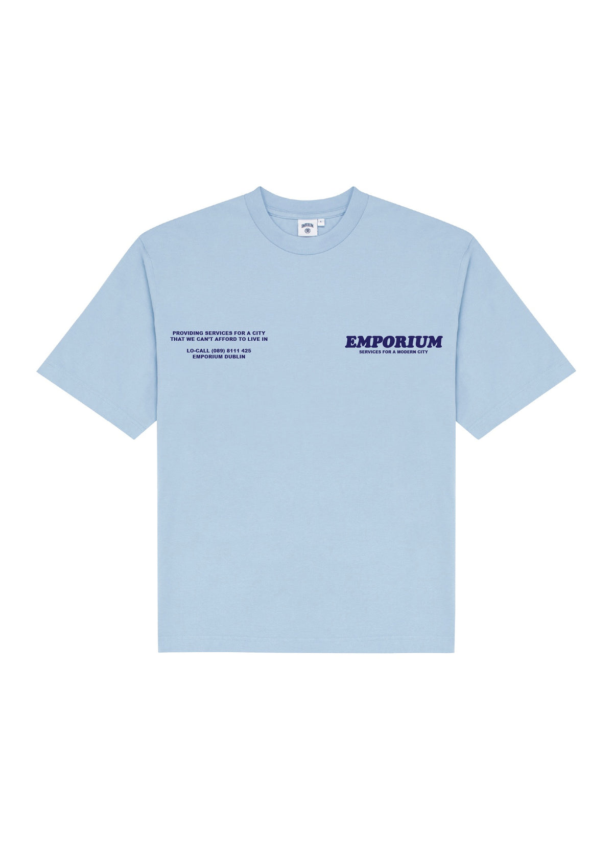 <span style="color: #f50b0b;">Last One</span> EMPORIUM / CITY SERVICES T BABY BLUE