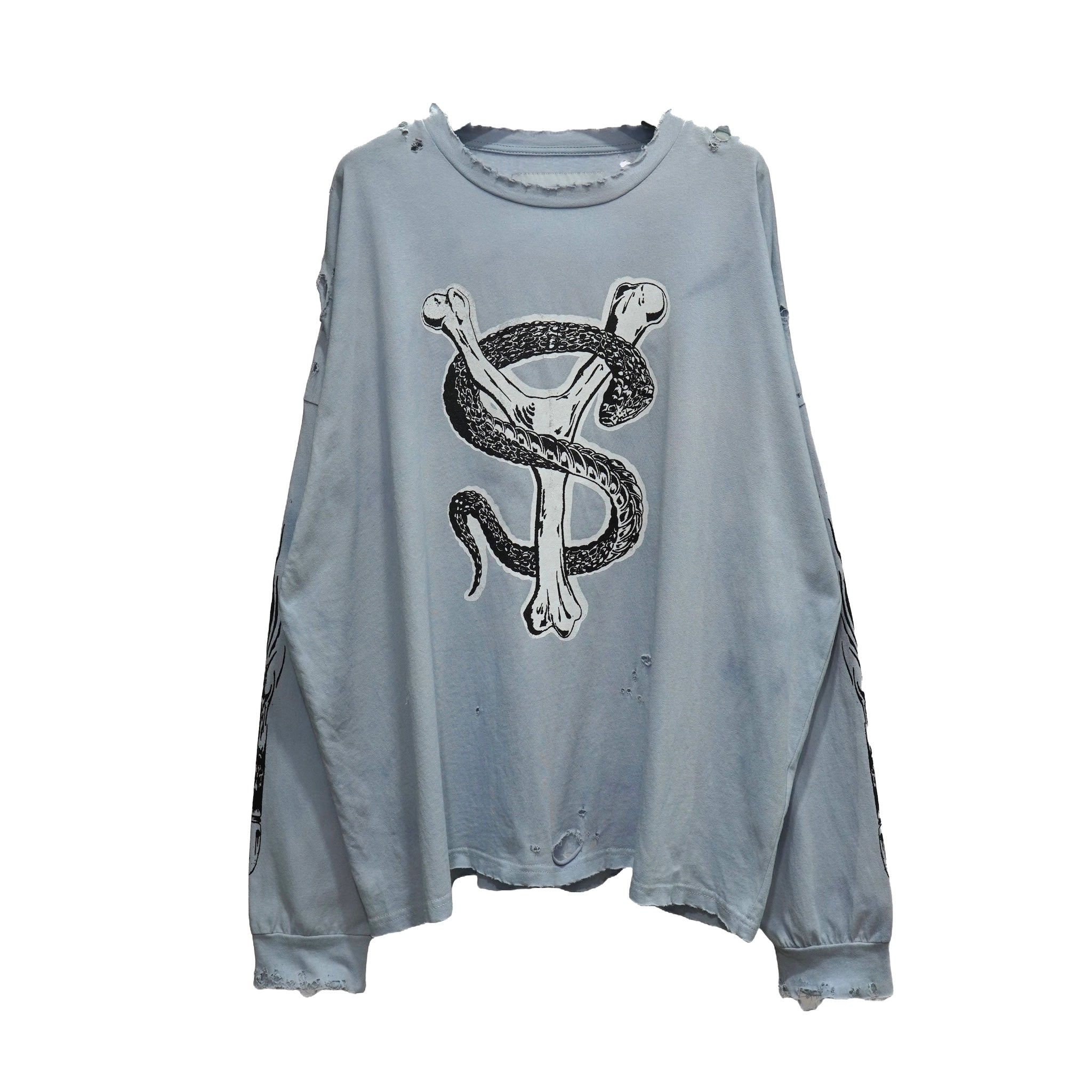 teppei furuyama ダメージロンT TEPPEI FURUYAMA(テッペイフルヤマ) LONG SLEEVE TS | Taking a