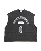 LUXENBURG / CASTLE TANK - VARSITY AGED BLACK