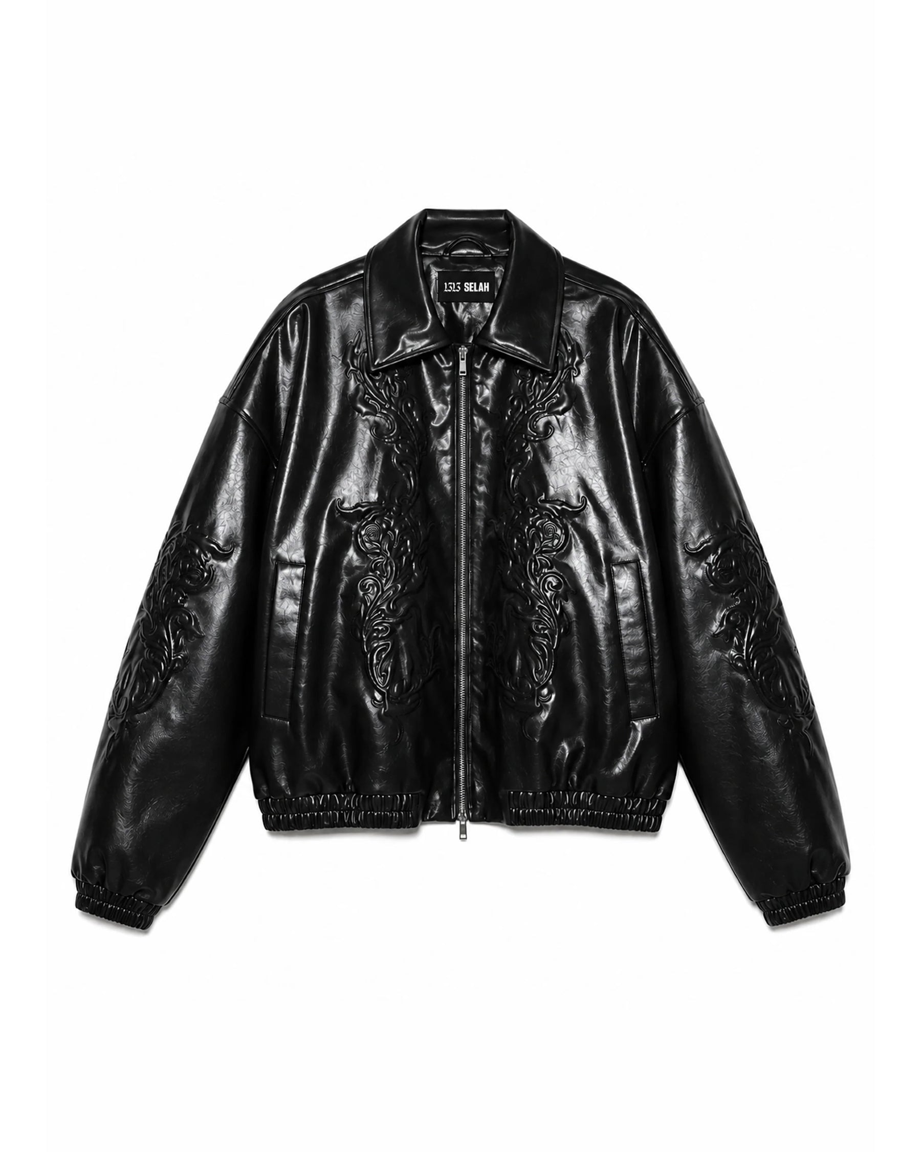 <span style="color: #f50b0b;">Last One</span> 【Pre-Order】1313 SELAH / VALPO ROSE ECO LEATHER JACKET BLACK