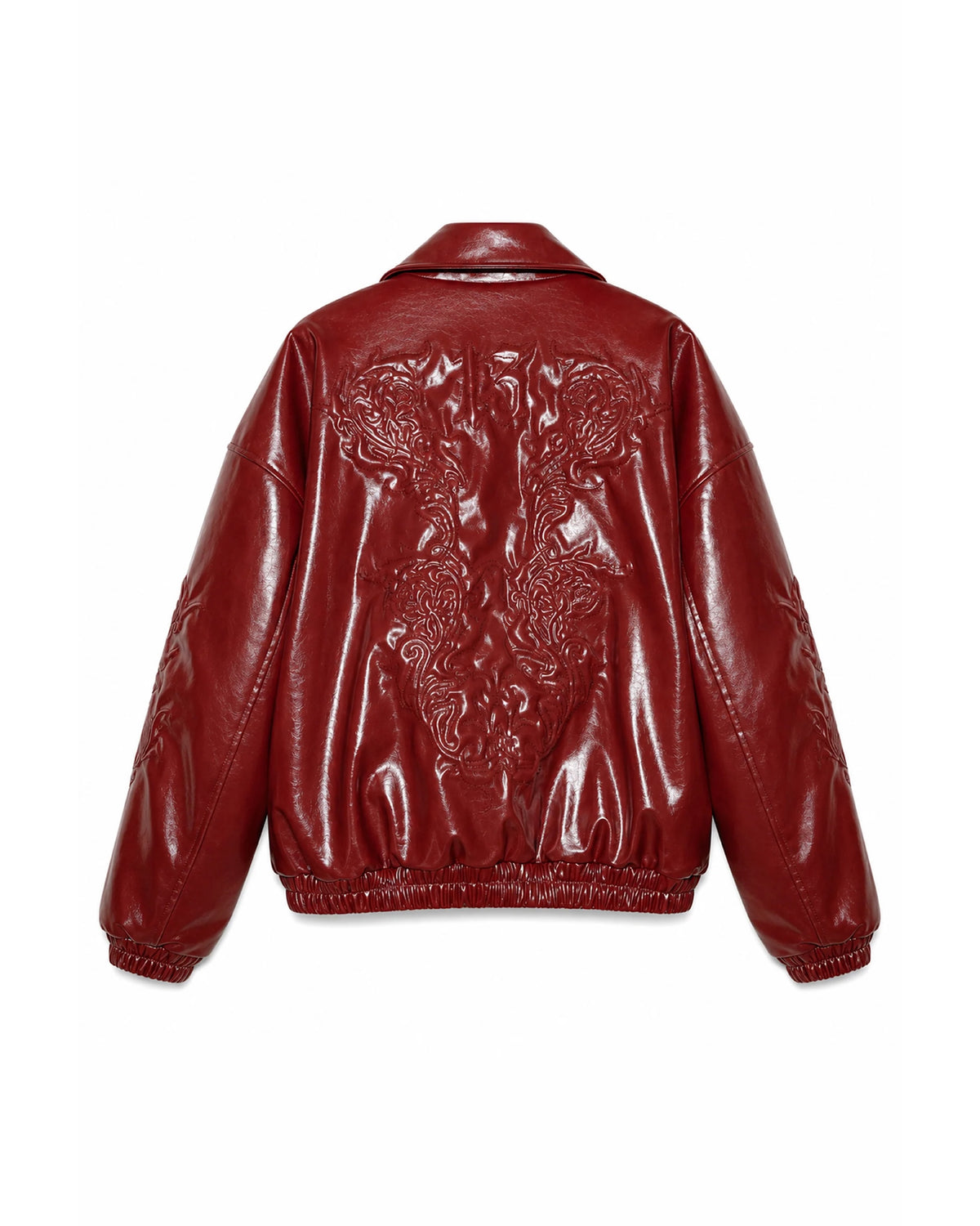 <span style="color: #f50b0b;">Last One</span> 【Pre-Order】1313 SELAH / VALPO ROSE ECO LEATHER JACKET RED